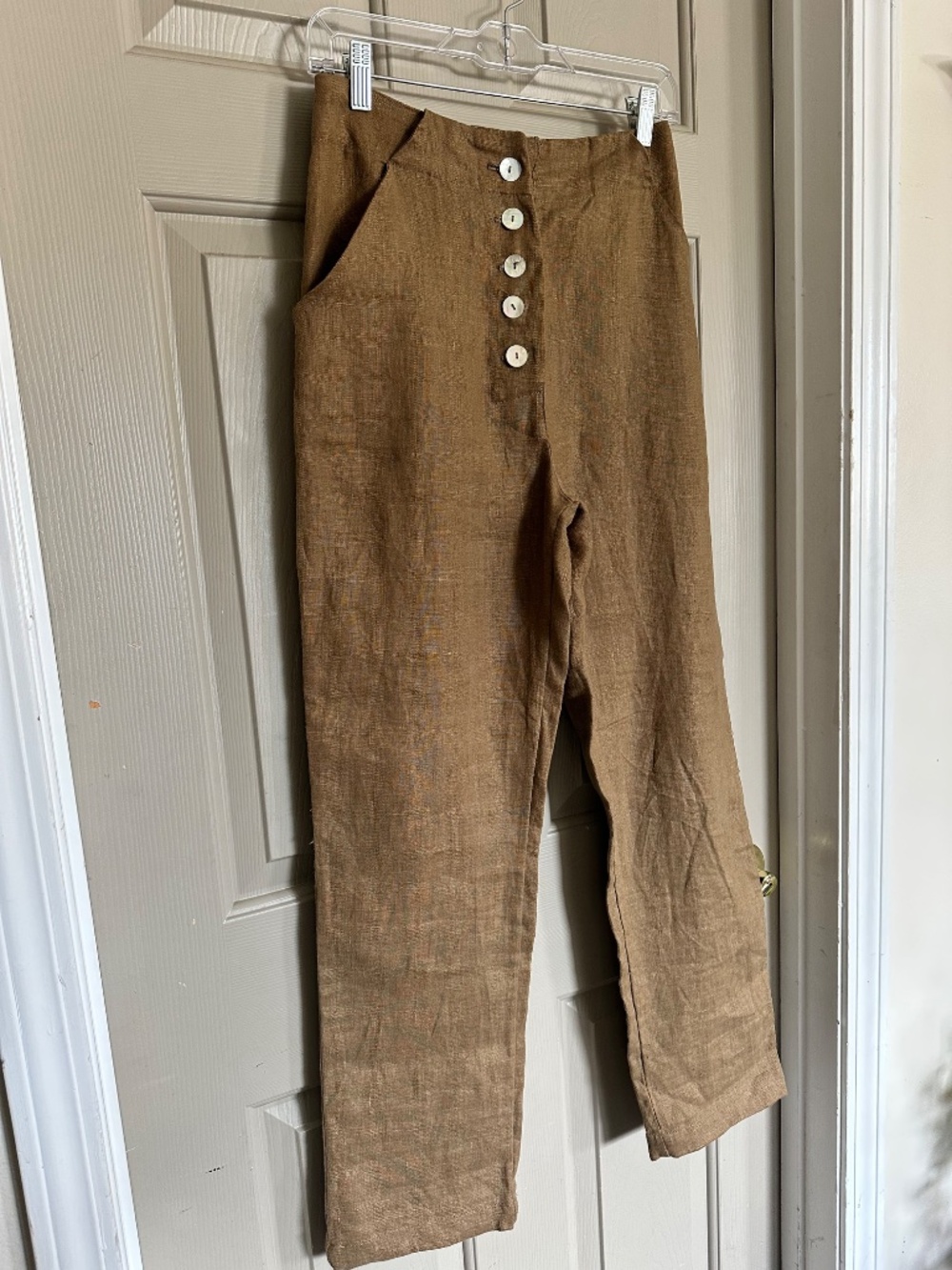 100% Linen Made in the USA Pants